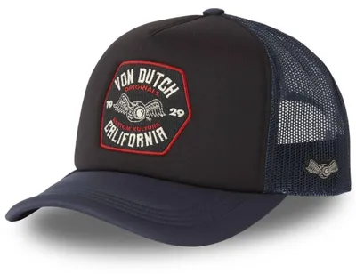 Produktbild von Von Dutch Originals Foam Trucker Cap - CALIFORNIA 1929 EYE Black/Blue
