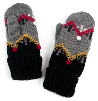 Imagen del producto de Omgoods - Guantes de invierno gruesos y acolchados, sin dedos, para mujer
