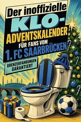 Produktbild von Der inoffizielle Klo-Adventskalender für Fans vom 1. FC Saarbrücken
