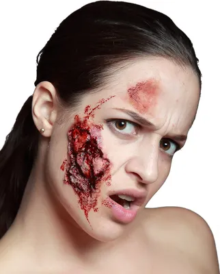 Produktbild von Schaurige Bissverletzung Horror Make-up - Einheitsgröße