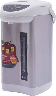 Produktbild von Heißwasserspender Wasserspender 5.8L 750W Edelstah Thermopot Dispender Teeautomat für Zuhause, Büro, Hotel Grau