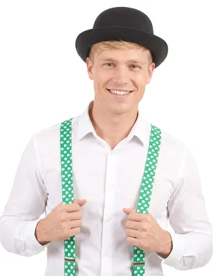 Obrázek produktu pro Šamotové šle Den svatého Patrika zeleno-bílé - jedna velikost