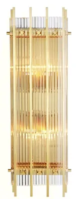 Immagine prodotto di Casa Padrino lampada da parete oro 23 x 12 x H. 65 cm - Hotel Ristorante Arredamento