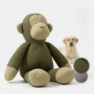 Produktbild von Hundespielzeug Affe XXL mit Quietscher | Robustes, langlebiges & reißfestes Baumwollspielzeug für Hunde | Waschbar I für mittlere & große Hunde