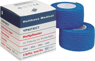 Produktbild von Holthaus Medical Heftpflaster YPSITECT® 40613 blau 3,0 cm x 5,0 m, 2 Rollen