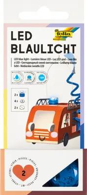 Immagine prodotto di folia 989/2 folia LED luce blu, batterie incluse