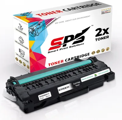 Produktbild von 2x Toner 1052L MLT-D1052L Schwarz Kompatibel für Samsung ML-2525W Drucker
