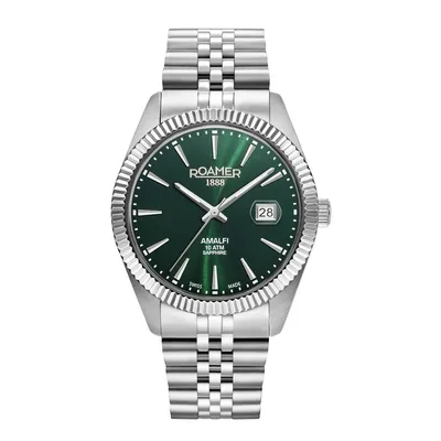 Obrázok produktu pre Roamer pánske náramkové hodinky Amalfi Gents 42 mm náramok z nehrdzavejúcej ocele 852833 41 75 20
