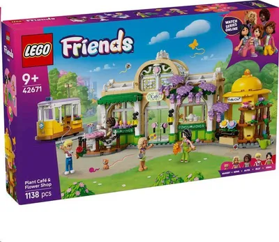 Obrázok produktu pre LEGO Friends Kaviareň plná rastlín a kvetinárstvo, Stavebnica, 9 rok / roky, Plast, 1138 kusov, 1,35 kg