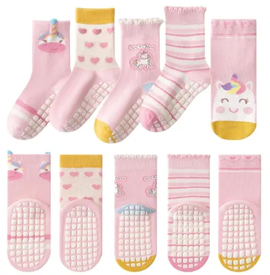 Produktbild von Kindersocken mit Tiermotiv – 5 Paar, für Kinder im Alter von 2 bis 12 Jahren