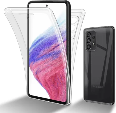 Obrázek produktu pro Cadorabo Protective Case for Samsung Galaxy A53 5G Case in Transparent 360° Case Full Body Mobile Phone Cover Case (Ochranné pouzdro pro Samsung Galaxy A53 5G)