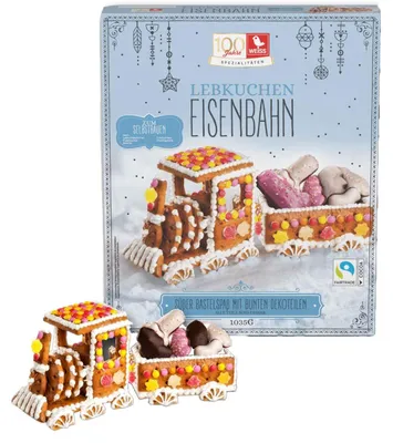 Produktbild von Weiss Lebkuchen Eisenbahn 1,035kg