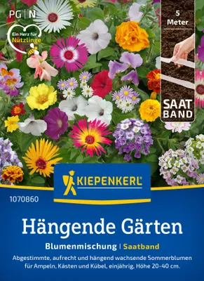 Artikelbild 2 von 'Blumen-Mischung Hängende Gärten (Saatband)' aus der Kategorie Blumensamenmischung