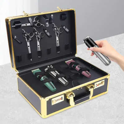 Produktbild von Professionelle Friseurtasche mit großem Fassungsvermögen und abschließbarem Stauraum