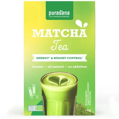 Productafbeelding van Purasana Matcha tea (12 gr)