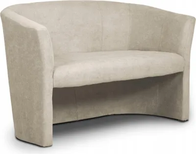 Zdjęcie produktu dla Geronimo | Sofa 2-osobowa - Beżowy - 123x79x69 cm W/H/D - Siedzisko - Mikrofibra - CAFE