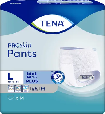 Produktbild von TENA Pants PROskin Plus,L(4x14Stk),