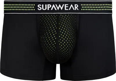 Image de SUPAWEAR - Sous-vêtement Boxeur ajusté Hommes - Mesh Trunk Neon Green - 1x Taille XL