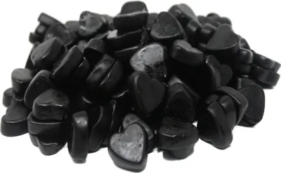 Produktbild Lakritz Herzen starkes Lakritz mit Salmiaksalz zuckerfrei 1000g