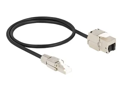 Produktbild von DELOCK Kabel RJ45 Keystone RJ45 Cat.6A