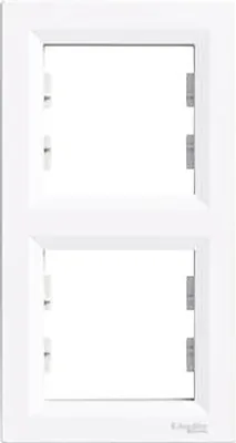 Produktbild von Ramka podwójna Schneider Electric EPH5810221 Asfora biały