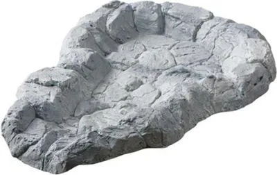 Produktbild von Bachlaufschale HEISSNER mit Schlauchanschluss 68 x 87 cm felsgrau
