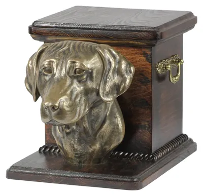 Image de Rhodesian Ridgeback - Urne funéraire pour chien avec statuette, urne élégante pour chien, urne exceptionnelle avec buste de chien de la marque Art-Dog.