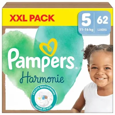 Zdjęcie produktu dla Pampers - Harmonie - Rozmiar 5 - Mega Pack - 62 sztuki - 11/16 kg