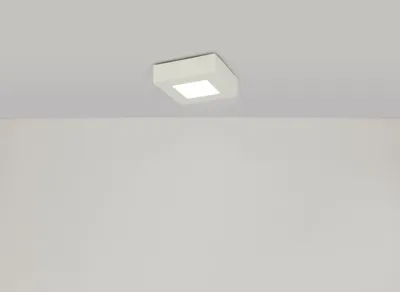 Image de Plafonnier LED Plafonnier salon couloir salle de bain cuisine blanc anguleux 41606-6