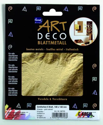 Immagine prodotto di KREUL Blattmetall Home Design ART DECO, oro