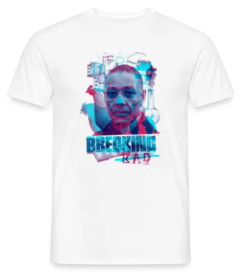 Produktbild von Spreadshirt Breaking Bad Gustavo Fring Männer T-Shirt, S, Weiß