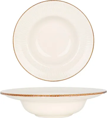 Image de Assiette à pâtes By Bone - Grace - Porcelaine - 25 cm (400 cc)