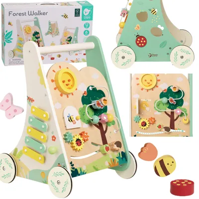 Immagine prodotto di CLASSIC WORLD Girello multifunzionale in legno 8 in 1 "Girello della foresta"