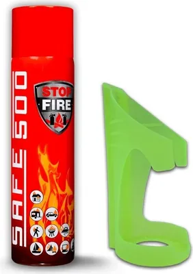 Zdjęcie produktu dla Kompletny spray gaśniczy SAFE 500 z uchwytem SAFE 50F w doskonałej cenie!
