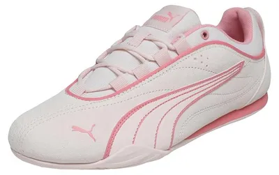 Immagine prodotto di Puma Catch Soleil, scarpa da ginnastica da donna, in pelle scamosciata, color rosa (motivo "Jasmine Flower x Pinkscape")