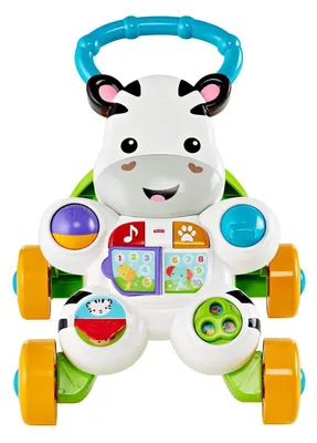 Produktbild von Fisher-Price Zebra-Lauflernwagen, Kunststoff, Mehrfarbig