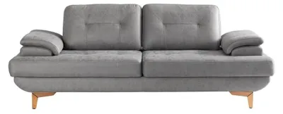 Zdjęcie produktu dla Sofa dwuosobowa, nowoczesna, szara, elegancka, tapicerowana