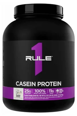 Produktbild von Rule1 R1 Casein Protein (4lbs) Vanilla Crème - Eiweiße - Kasein