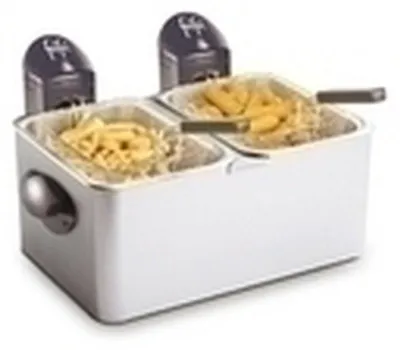 Image de Friteuse double et mixte 2x3.5l inox - Frifri - F1968 -