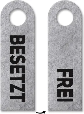 Produktbild von 10x Besetzt oder Frei Türhänger Türanhänger Türschild Schild an der Türklinke