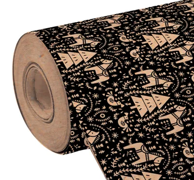 Produktbild von Clairefontaine Geschenkpapier "Flora" auf Rolle (B)700 mm x (L)50 m