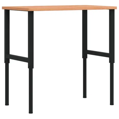 Imagen del producto de Banco de trabajo rectangular madera maciza 100x60x(71,5-98) cm