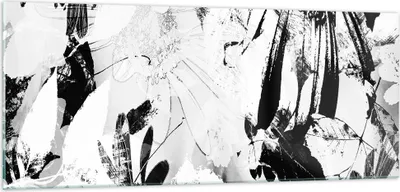 Produktbild von Bilder auf glas - Abstraktion modern - 100x40cm - Glasbilder - Wandbilder - Kunstdruck - zum Aufhängen bereit - Wanddekoration aus Glas - Glas Bilder - Wandbild auf Glas - Einteilig - GAB100x40-3509