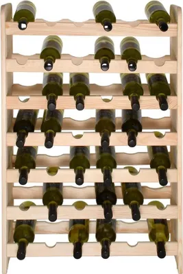 Produktbild von Weinregal OPTIPLUS Modell 1,Holz natur