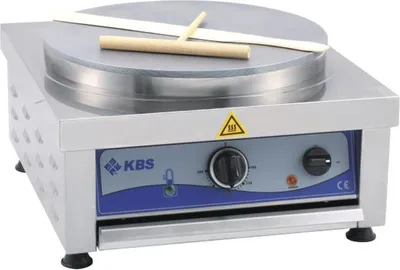 Immagine prodotto di Piastra per crêpe professionale KBS, elettrica, 3000W, con piastra in ghisa da 40 cm