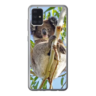 Produktbild von MuchoWow® Handyhülle Schutzhülle Hülle für Samsung Galaxy A52 5G Koala - Luft - Kinder - Jungen - Mädchen Silikon Softcase Handy Hülle - Umschlag