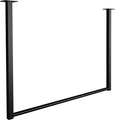Produktbild von Kleiderstange 80x60 cm - Pelzständer - Robuster pulverbeschichteter Stahl, Tragfähigkeit bis zu 50 kg