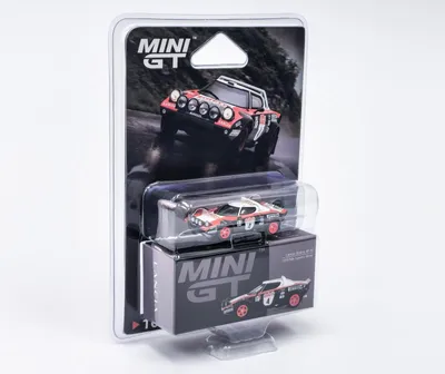 Image de Lancia Stratos HF n° 4, vainqueur du rallye de Sanremo 1978 – Boîte à collection – Mini GT 1:64