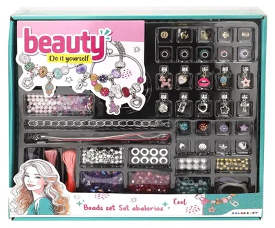 Produktbild von ColorBaby Beauty Kit zum Herstellen von Armbändern, Perlen- und Charm-Set, perso