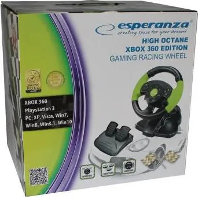 Produktbild von Lenkrad und Pedale Set Racing Wheel Controller Gamepad USB für PC PS3 XBOX360